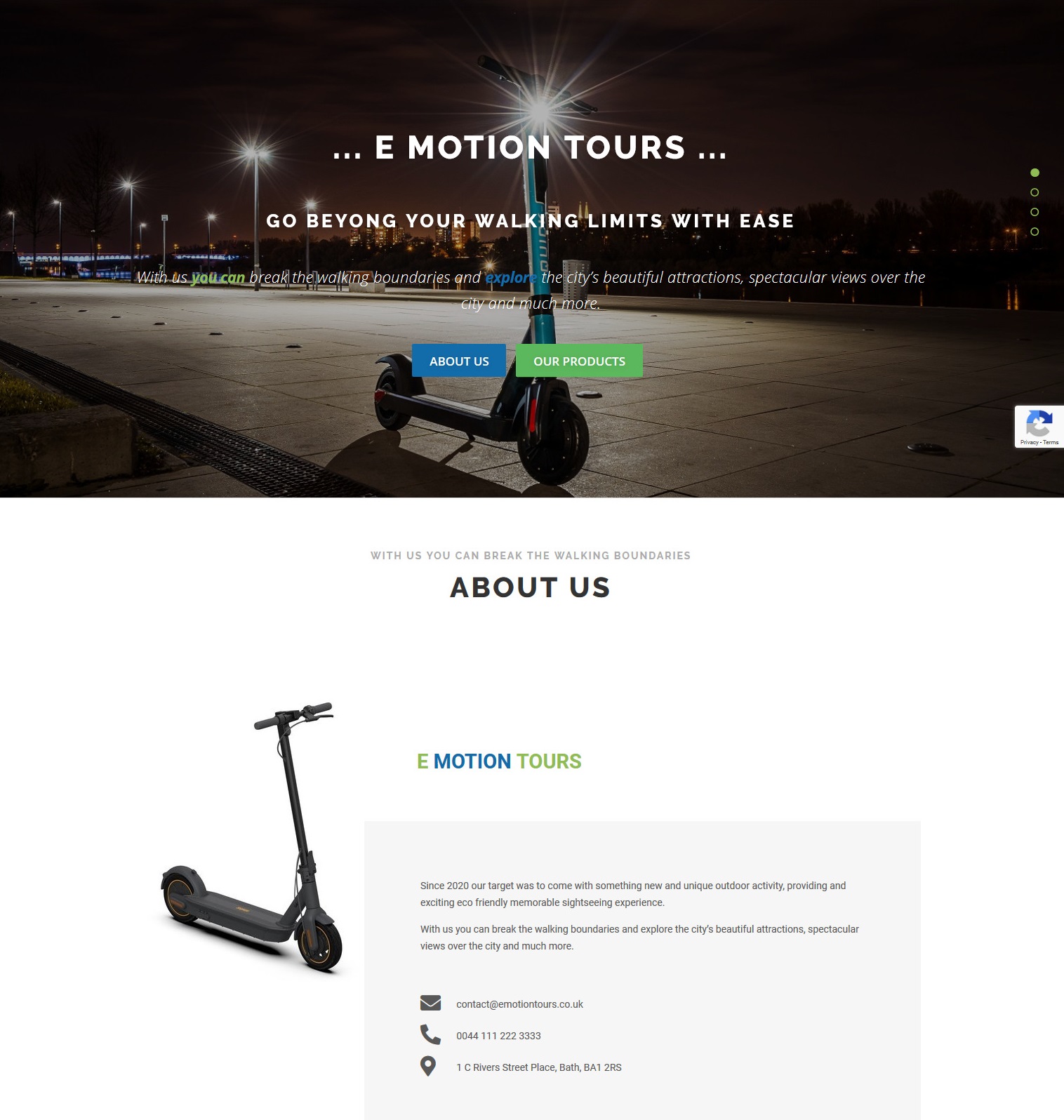 E MOTION TOURS